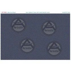 Aviattic ATT72028 1/72 White Decal Paper WW1 German Naval Hex Hand Painted Linen