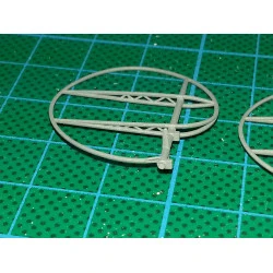 Aviattic ATTRES033 1/32 3D printed Fokker DR.I/F.I/DVI stripped rudder resin