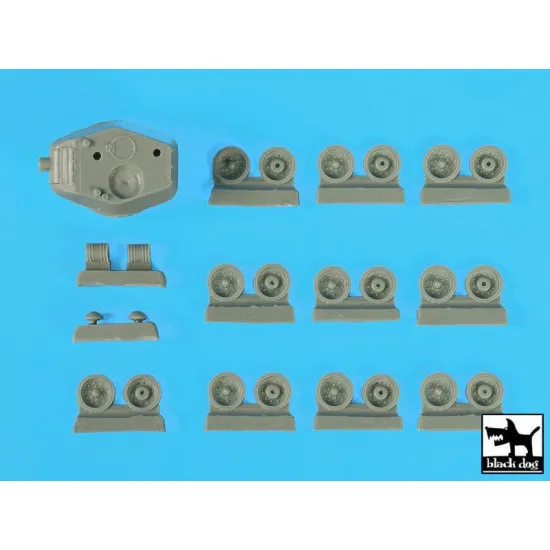 Black Dog 72098 1/72 T 34/85 factory 122 model 1945 conversion set for Trumpeter
