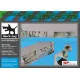 Black Dog A32010 1/32 A-7 Corsair II radar+electronics+wheel bays for Trumpeter