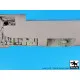 Black Dog A32010 1/32 A-7 Corsair II radar+electronics+wheel bays for Trumpeter