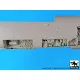 Black Dog A32010 1/32 A-7 Corsair II radar+electronics+wheel bays for Trumpeter