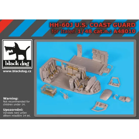 Black Dog A48010 1/48 HH-60J U.S Coast Guard for Italeri