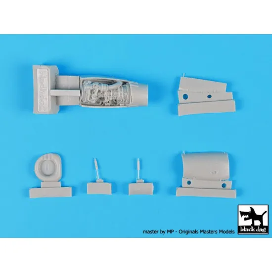 Black Dog A48028 1/48 SH-2 G Super Seasprite engine for Kity Hawk