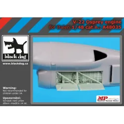 Black Dog A48035 1/48 V-22 engine for Italeri