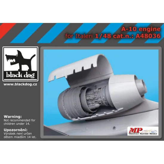 Black Dog A48036 1/48 A-10 engine for Italeri Black Dog A48036 1/48 A-10 engine for Italeri