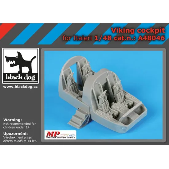 Black Dog A48046 1/48 Cockpit Viking for Italeri