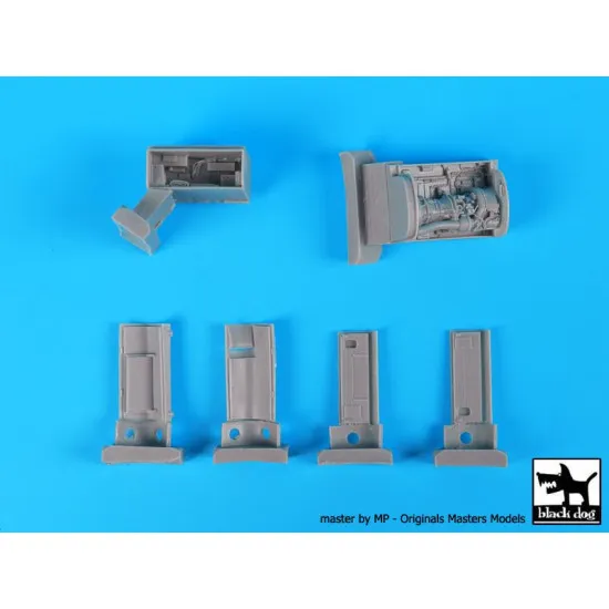 Black Dog A48057 1/48 AH-1W engine electronic for Italeri