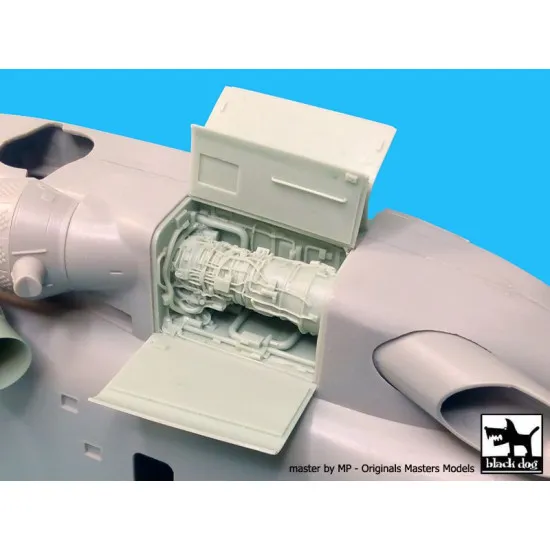 Black Dog A48069 1/48 MH-53 E Sea Dragon inner engine for Academy