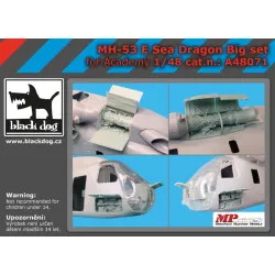 Black Dog A48071 1/48 MH-53 E Sea Dragon big set for Academy
