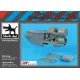 Black Dog A48074 1/48 E-2 C Hawkeye 1 engine for Kinetic
