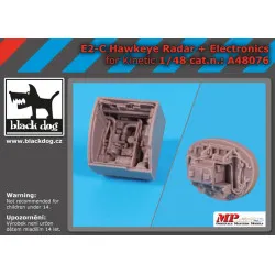 Black Dog A48076 1/48 E-2 C Hawkeye radar +electronics for Kinetic
