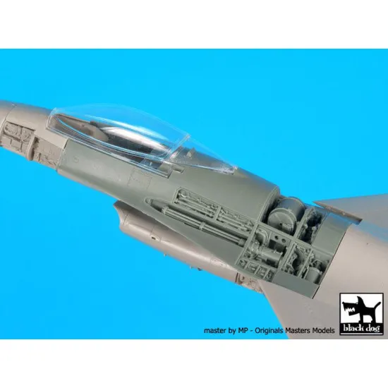 Black Dog A48078 1/48 F-16 C electronics 2 +canon for Tamiya