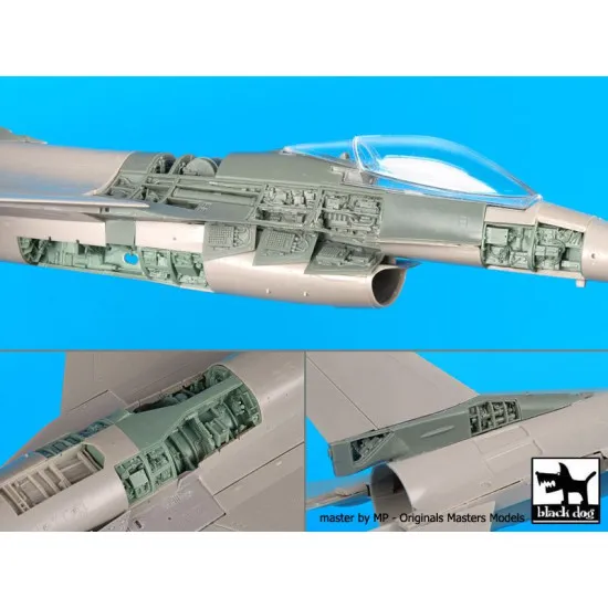 Black Dog A48081 1/48 F-16 C big set for Tamiya