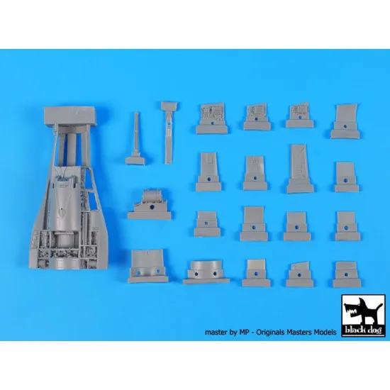 Black Dog A48081 1/48 F-16 C big set for Tamiya