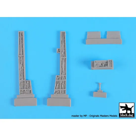 Black Dog A48087 1/48 F4J Phantom side electronics for Hasegawa
