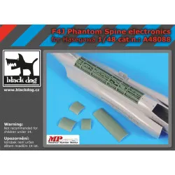 Black Dog A48088 1/48 F4J Phantom spine electronics for Hasegawa