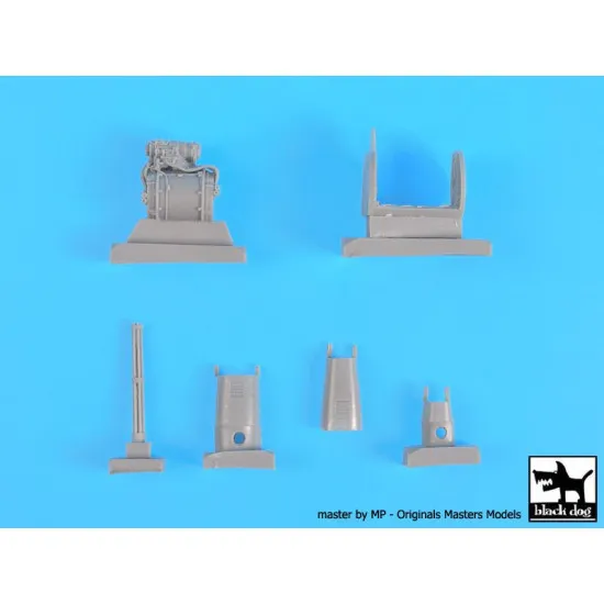Black Dog A48089 1/48 F4E Phantom canon for Italeri