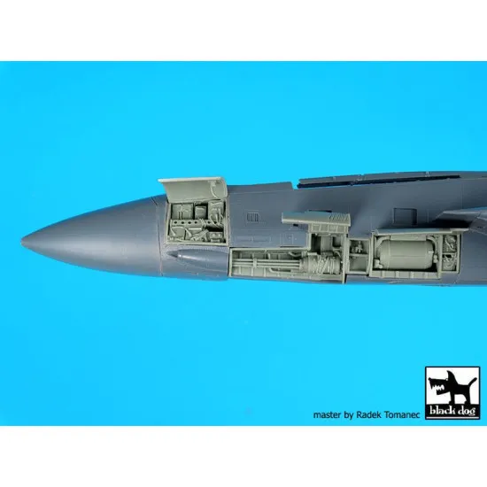 Black Dog A48100 1/48 F-14 D left electronics + canon for AMK