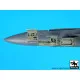 Black Dog A48100 1/48 F-14 D left electronics + canon for AMK