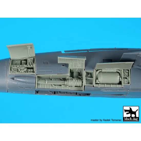 Black Dog A48100 1/48 F-14 D left electronics + canon for AMK