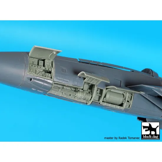 Black Dog A48100 1/48 F-14 D left electronics + canon for AMK