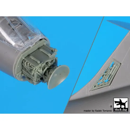 Black Dog A48106 1/48 F-104 radar+tail for Kinetic