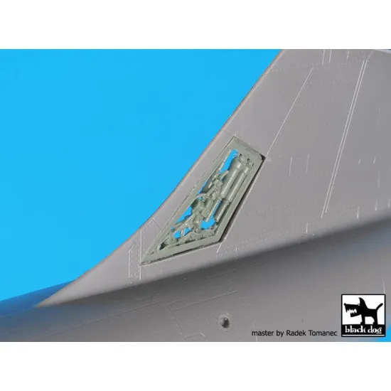 Black Dog A48106 1/48 F-104 radar+tail for Kinetic