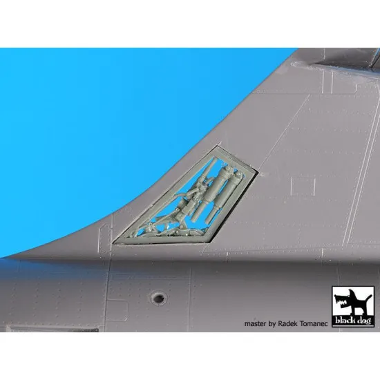 Black Dog A48106 1/48 F-104 radar+tail for Kinetic