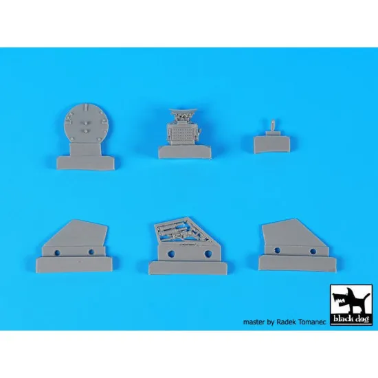 Black Dog A48106 1/48 F-104 radar+tail for Kinetic