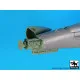 Black Dog A48109 1/48 F 18 C radar+canon for Kinetic