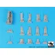 Black Dog A48115 1/48 P-38 F-G engines for Tamiya