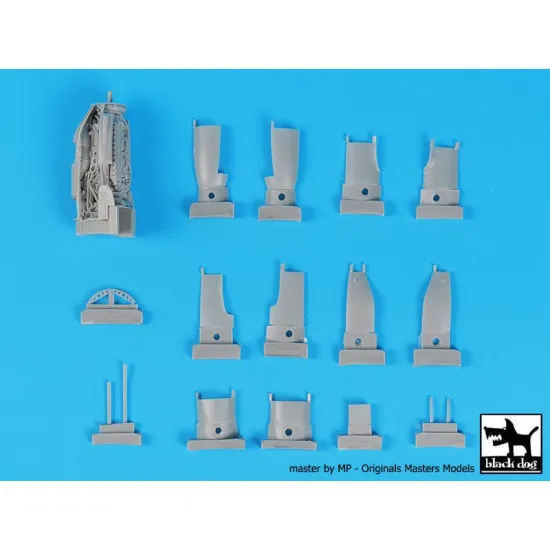 Black Dog A48115 1/48 P-38 F-G engines for Tamiya