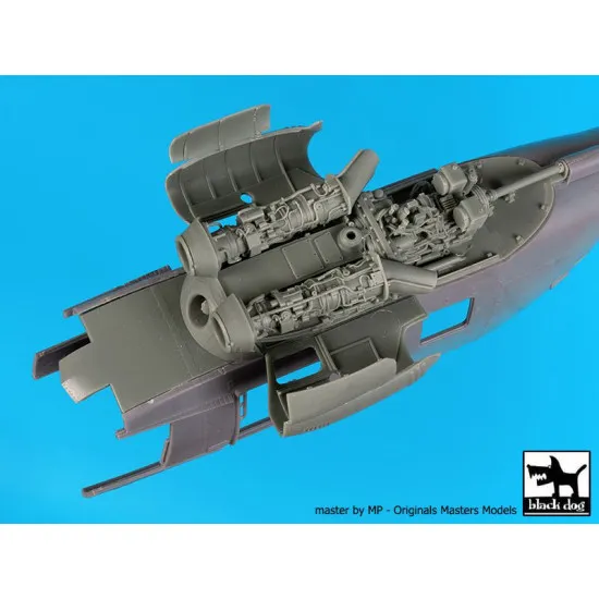 Black Dog A48116 1/48 PZL W-3A Sokol engine for Answer