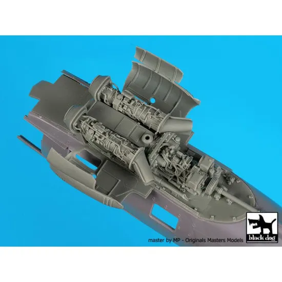 Black Dog A48116 1/48 PZL W-3A Sokol engine for Answer