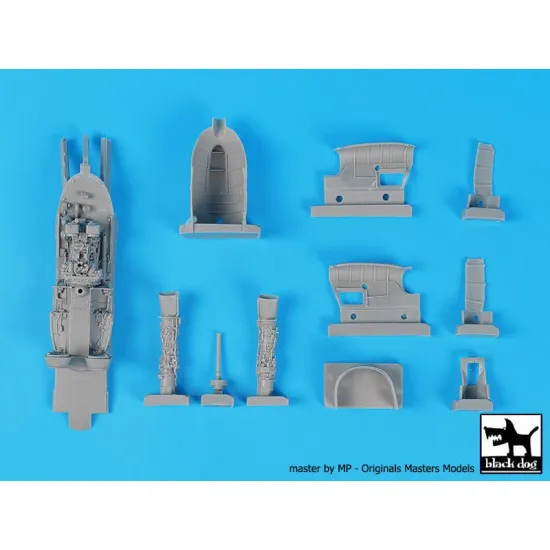 Black Dog A48116 1/48 PZL W-3A Sokol engine for Answer