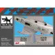 Black Dog A48123 1/48 Harrier GR 7 electronics+hydraulics for Hasegawa
