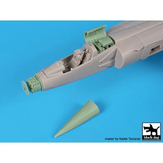 Black Dog A48139 1/48 Mirage F1 radar+spine electronic for Kitty Hawk