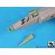 Black Dog A48139 1/48 Mirage F1 radar+spine electronic for Kitty Hawk