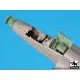 Black Dog A48139 1/48 Mirage F1 radar+spine electronic for Kitty Hawk