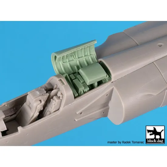 Black Dog A48139 1/48 Mirage F1 radar+spine electronic for Kitty Hawk