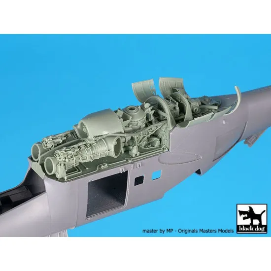 Black Dog A48146 1/48 Mi-24 Hind engine for Zvezda