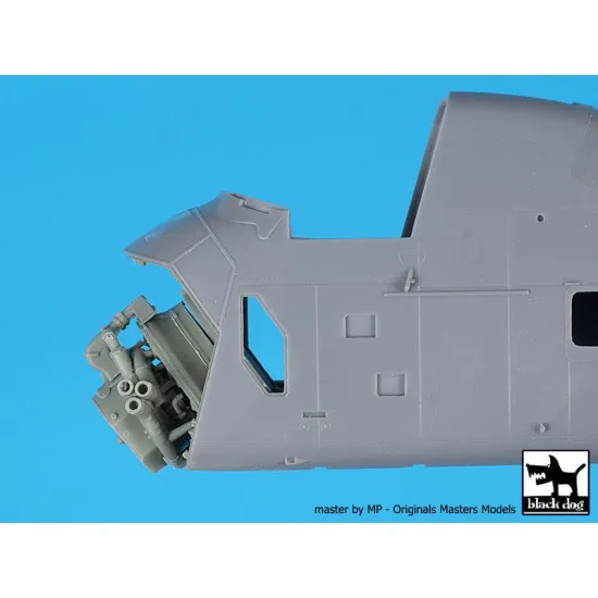 Black Dog A48149 1/48 H-34 Engine for Trumpeter