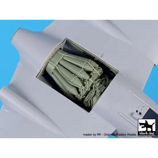 Black Dog A48155 1/48 De Havilland Vampire F 3 engine for Airfix
