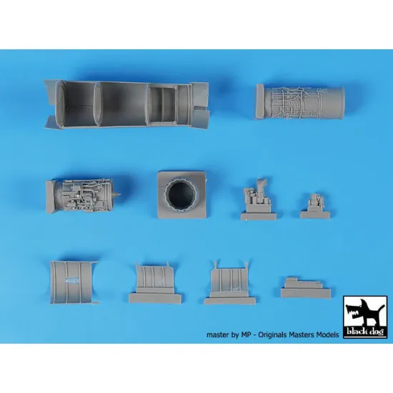 Black Dog A48157 1/48 F-16 C engine for Tamiya