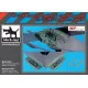 Black Dog A48158 1/48 OV -10 Bronco engine + machine guns for ICM