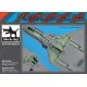 Black Dog A48160 1/48 A-4 Skyhawk wheel bays + engine for Hobby boss