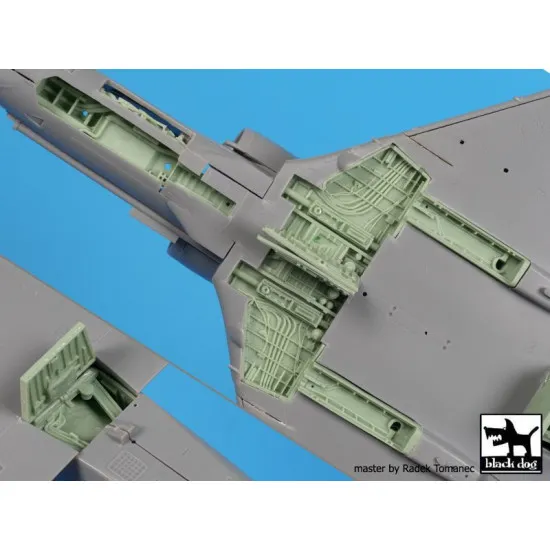 Black Dog A48160 1/48 A-4 Skyhawk wheel bays + engine for Hobby boss