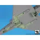 Black Dog A48160 1/48 A-4 Skyhawk wheel bays + engine for Hobby boss