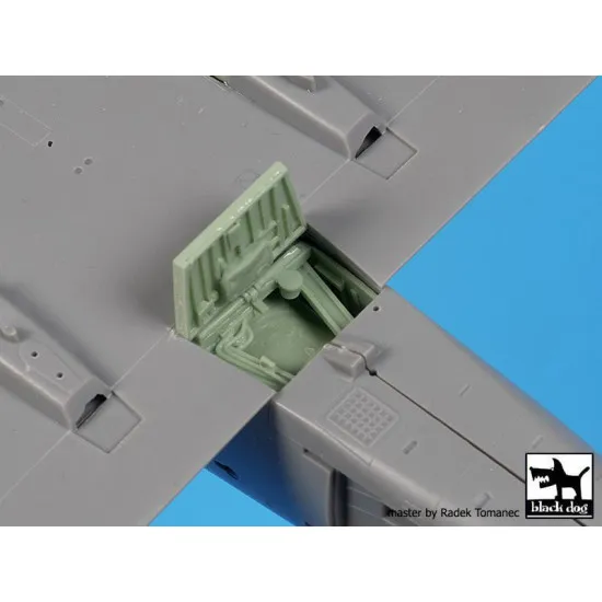 Black Dog A48160 1/48 A-4 Skyhawk wheel bays + engine for Hobby boss